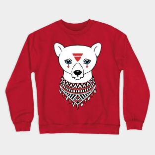 Tribal Bear Crewneck Sweatshirt